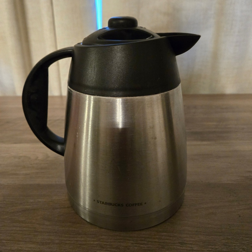 Starbucks Coffee Thermal Carafe Insulated Coffee Server Stainless Steel